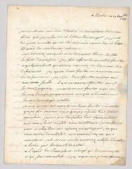 4 vues  - Voltaire. Lettre autographe signée à Georg Conrad Walther.- Berlin, 19 septembre 1750 (ouvre la visionneuse)