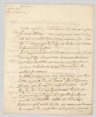 4 vues  - Voltaire. Lettre autographe signée à Claude-Henri Feydeau de Marville.- [Paris], 19 mai 1746 (ouvre la visionneuse)