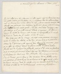 4 vues  - Voltaire. Lettre signée à Élie Bertrand.- Montriond, 1 mars 1756 (ouvre la visionneuse)