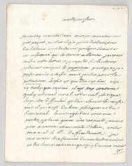 4 vues Voltaire. Lettre autographe signée à Élie Bertrand.- [Montriond, 20 janvier 1756 ?]