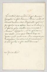 4 vues  - Voltaire. Lettre à Barthélémy Pélage Georgelin du Cosquer.- Paris, 23 février 1778 (ouvre la visionneuse)