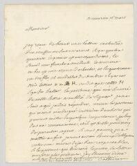 4 vues Voltaire. Lettre autographe signée au baron Albrecht von Haller.- Montriond, 16 mars [1756]