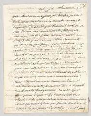4 vues  - Voltaire. Lettre autographe signée à Jean Le Rond d\'Alembert.- Lausanne, 29 décembre [1757] (ouvre la visionneuse)
