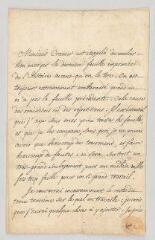 4 vues  - Voltaire. Lettre signée à Gabriel Cramer.- [s.l., mars-avril 1756] (ouvre la visionneuse)