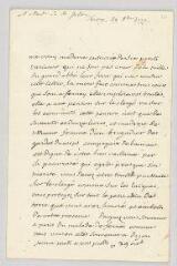 4 vues  - Voltaire. Lettre autographe signée à Mme Anne-Madeleine-Louise-Charlotte-Auguste de La Tour du Pin de Saint-Julien.- Ferney, 29 octobre 1777 (ouvre la visionneuse)