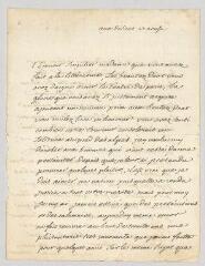 2 vues  - Voltaire. Lettre autographe signée à [Marie-Anne Fiquet du Boccage].- Genève, 27 août [1755] (ouvre la visionneuse)