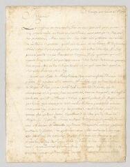8 vues  - Voltaire. Lettre autographe signée à François-Achard Joumard Tison, marquis d\'Argence.- Tournay, 1 octobre 1759 (ouvre la visionneuse)