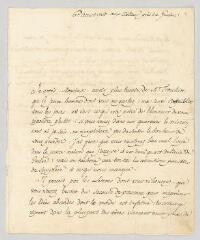 4 vues Voltaire. Lettre signée à François-Achard Joumard Tison, marquis d'Argence.- Genève, 6 août 1760