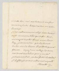 4 vues  - Voltaire. Lettre autographe signée à François-Achard Joumard Tison, marquis d\'Argence.- [Genève, 15 septembre 1760] (ouvre la visionneuse)