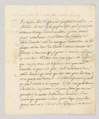 4 vues Voltaire. Lettre signée à François-Achard Joumard Tison, marquis d'Argence.- Genève, 25 juin 1761