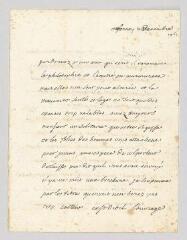 4 vues Voltaire. Lettre autographe à François-Achard Joumard Tison, marquis d'Argence.- Ferney, 2 décembre [1762]