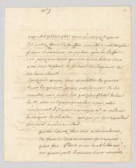 4 vues Voltaire. Lettre autographe signée à François-Achard Joumard Tison, marquis d'Argence.- [Ferney], 14 janvier [1763]