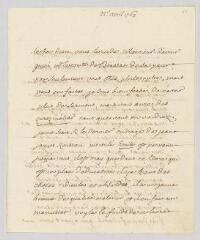 4 vues  - Voltaire. Lettre autographe signée à François-Achard Joumard Tison, marquis d\'Argence.- [sans lieu], 22 avril 1763 (ouvre la visionneuse)