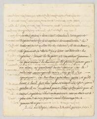 4 vues  - Voltaire. Lettre à François-Achard Joumard Tison, marquis d\'Argence.- [sans lieu], 14 mars 1764 (ouvre la visionneuse)