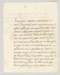 4 vues - Voltaire. Lettre à François-Achard Joumard Tison, marquis d\'Argence.- [Ferney], 4 décembre 1765 (ouvre la visionneuse)