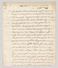 2 vues  - Voltaire. Lettre autographe signée à Néricault Destouches.- 3 décembre 1744. (ouvre la visionneuse)