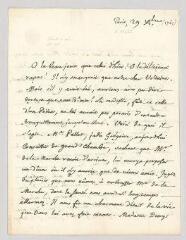 4 vues  - Olivet, Pierre-Joseph Thoulier, abbé d\'. Lettre autographe à Voltaire.- Paris, 29 décembre [1761] (ouvre la visionneuse)