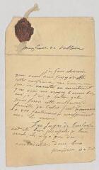 2 vues  - Pompadour, Jeanne Antoinette Poisson Le Normant d\'Etioles, duchesse de. Lettre autographe signée à Voltaire.- Versailles [Paris], 6 mai 1762. 2 p. in-8°. (ouvre la visionneuse)