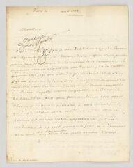 4 vues  - Rosset, Pierre Fulcrand de. Lettre autographe signée à Voltaire.- Paris, avril 1774. (ouvre la visionneuse)