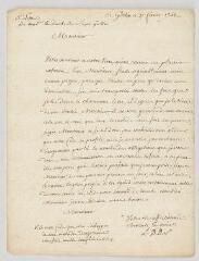 2 vues  - Saxe-Gotha, Louise-Dorothée duchesse de. Copies anciennes de 6 lettres avec signatures rapportées \'L.D.D.S.\' à Voltaire.- Paris, 17 février 1752 (ouvre la visionneuse)