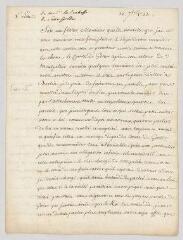 4 vues  - Saxe-Gotha, Louise-Dorothée duchesse de. Copies anciennes de 6 lettres avec signatures rapportées \'L.D.D.S.\' à Voltaire.- Paris, 15 septembre 1753 (ouvre la visionneuse)