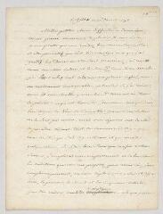 4 vues  - Saxe-Gotha, Louise-Dorothée duchesse de. Copies anciennes de 6 lettres avec signatures rapportées \'L.D.D.S.\' à Voltaire.- Paris, 10 avril 1754. (ouvre la visionneuse)