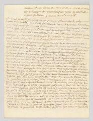 4 vues  - Mignot, abbé Alexandre-Jean des Aunais, dit Vincent. Lettre autographe à Philippe-Antoine de Claris, marquis de Florian.- [s.l., 1762 ou 1763 ?] (ouvre la visionneuse)