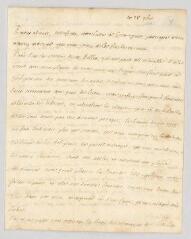 4 vues  - Racine, Louis. Lettre autographe signée à Gerhard Nicolas Heerkens.- [Paris], 28 novembre [1749] (ouvre la visionneuse)