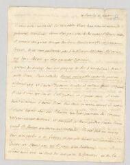 4 vues  - Racine, Louis. Lettre autographe signée à Gerhard Nicolas Heerkens.- Paris, 23 août [1750] (ouvre la visionneuse)