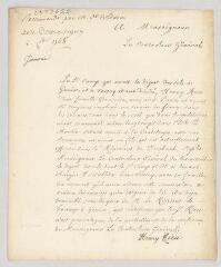 4 vues  - Rieu, Henri. Lettre autographe signée à Clément-Charles-François de L\'Averdy.- [s.l., 13 ? janvier 1768] (ouvre la visionneuse)
