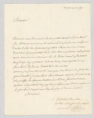 4 vues  - Lekain, Henri-Louis Caïn, dit. Lettre autographe signée à N.- [Paris ?], 29 mars 1767 (ouvre la visionneuse)