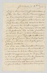 2 vues  - Lekain, Henri-Louis Caïn, dit. Lettre autographe signée à Louis Théodore Lacour.- Paris, 29 décembre 1775 (ouvre la visionneuse)