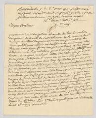 2 vues  - Châtelet, Diane Adélaïde de Rochechouart, comtesse du. Lettre autographe signée au président du comité de surveillance de la commune de Saint-Denis.- [s.l.], 28 octobre 1793 (ouvre la visionneuse)