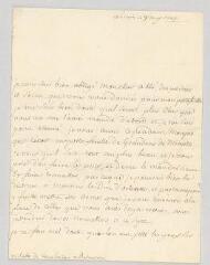 4 vues  - Breteuil, Élisabeth-Théodore Le Tonnelier, abbé de. Lettre signée à l\'abbé de Courbouzon.- Paris, 9 mai 1757 (ouvre la visionneuse)