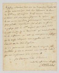 4 vues  - Philidor, François-André Danican. Lettre autographe signée à Nicolas-Etienne Framery.- [s.l.n.d.] (ouvre la visionneuse)