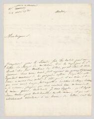 2 vues  - Chabanon, Michel-Paul Guy de. Lettre autographe signée à N.- [Paris], 23 mars 1760 (ouvre la visionneuse)