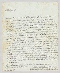 4 vues La Harpe, Jean-François de. Lettre autographe signée [aux Comédiens français].- [s.l.], 16 mai 1782