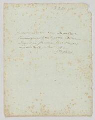 2 vues  - Delille, abbé Jacques. Pièce autographe signée à Hubert-Martin Cazin.- Paris, 18 juillet 1782 (ouvre la visionneuse)
