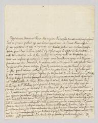 2 vues  - Gresset, Jean-Baptiste-Louis. Lettre autographe signée au frère d\'un ministre.- Amiens, 27 février 1774 (ouvre la visionneuse)