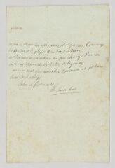 4 vues  - Saint-Lambert, Jean-François, marquis de. Lettre autographe signée à Meurgès chez le citoyen Stoupe.- [s.l., 1798] (ouvre la visionneuse)