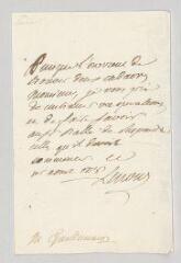 4 vues  - Lenoir, Jean-Charles-Pierre. Lettre autographe signée à Guillaumon.- [s.l.], 1 août [1778] (ouvre la visionneuse)