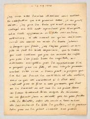 4 vues  - Villeneuve, Mme. Lettre autographe signée à Charles-Nicolas-Joseph-Justin Favart.- Strasbourg, 29 mai 1775 (ouvre la visionneuse)