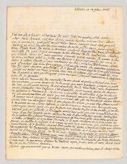4 vues Artigny, Antoine Gachet d’. Lettre autographe signée à N.- Vienne, 10 novembre 1766