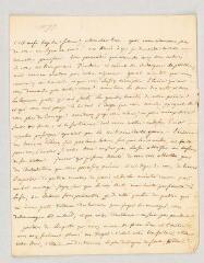 4 vues  - Cabanis, Pierre-Jean-Georges. Lettre autographe signée à Jean-Antoine Roucher.- Auteuil, 2 avril 1781. (ouvre la visionneuse)