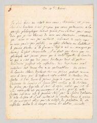 4 vues  - Buffon, George-Louis Leclerc, comte de. Lettre autographe signée à Etienne-François Dutour.- 10 mars. (ouvre la visionneuse)