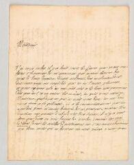 4 vues  - Fontenelle, Bernard Le Bovier (ou Le Bouyer) Lettre autographe signée au [comte Coardi de Quart].- Paris, 10 février 1725. (ouvre la visionneuse)