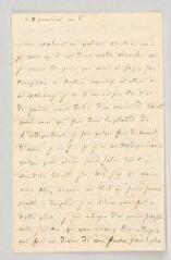 4 vues  - Talma, Julie. Lettre autographe à Julie Simons-Candeille.- Paris, 1798. (ouvre la visionneuse)