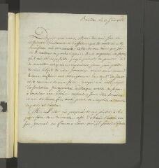 10 vues  - Weissenbruck [ou Weissenbruch]. 3 lettres autographes signées à Charles-Joseph Panckoucke. - Bouillon, 13 juin 1786 - 15 octobre 1786 (ouvre la visionneuse)