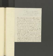 4 vues  - Guéneau de Montbeillard, Ph[ilippe]. Lettre autographe signée à Charles-Joseph Panckoucke. - Semur, 10 septembre 1772 (ouvre la visionneuse)