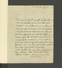 4 vues  - Voltaire, [Arouet, François-Marie]. Lettre autographe signée à J.-P. Du Roveray. - Ferney, 2 octobre 1768 (ouvre la visionneuse)